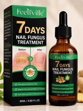 SEFUDUN 7 Days Nail Fungus Treatment - Black & Green Packaging